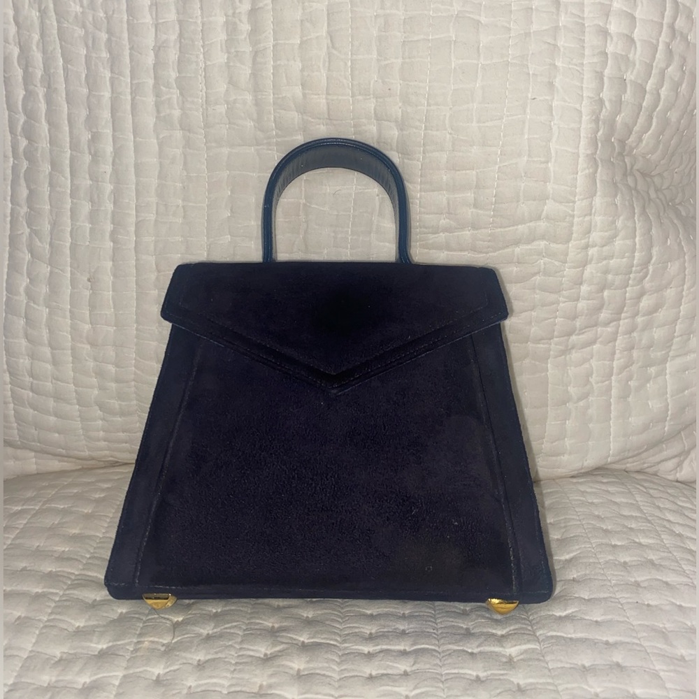 Frenchy of California Deep Navy Mini Handbag